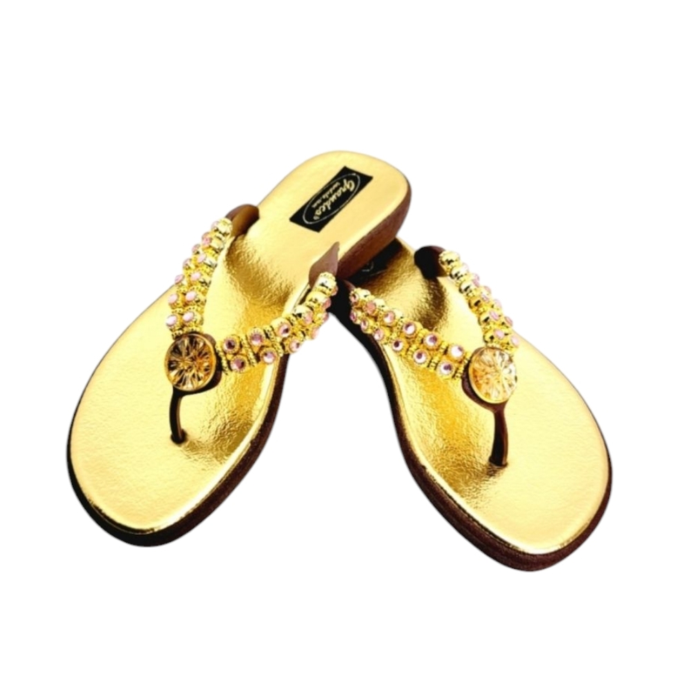 Grandco Jeweled Flip Flop Sandal